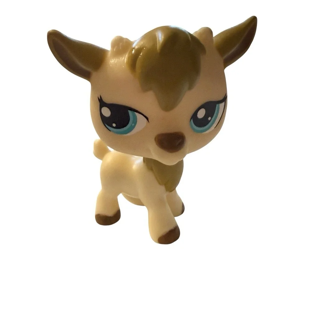 LPS Billy Goat #1316 w/ Original Pink Wagon Special Edition G2 Hasbro 2010